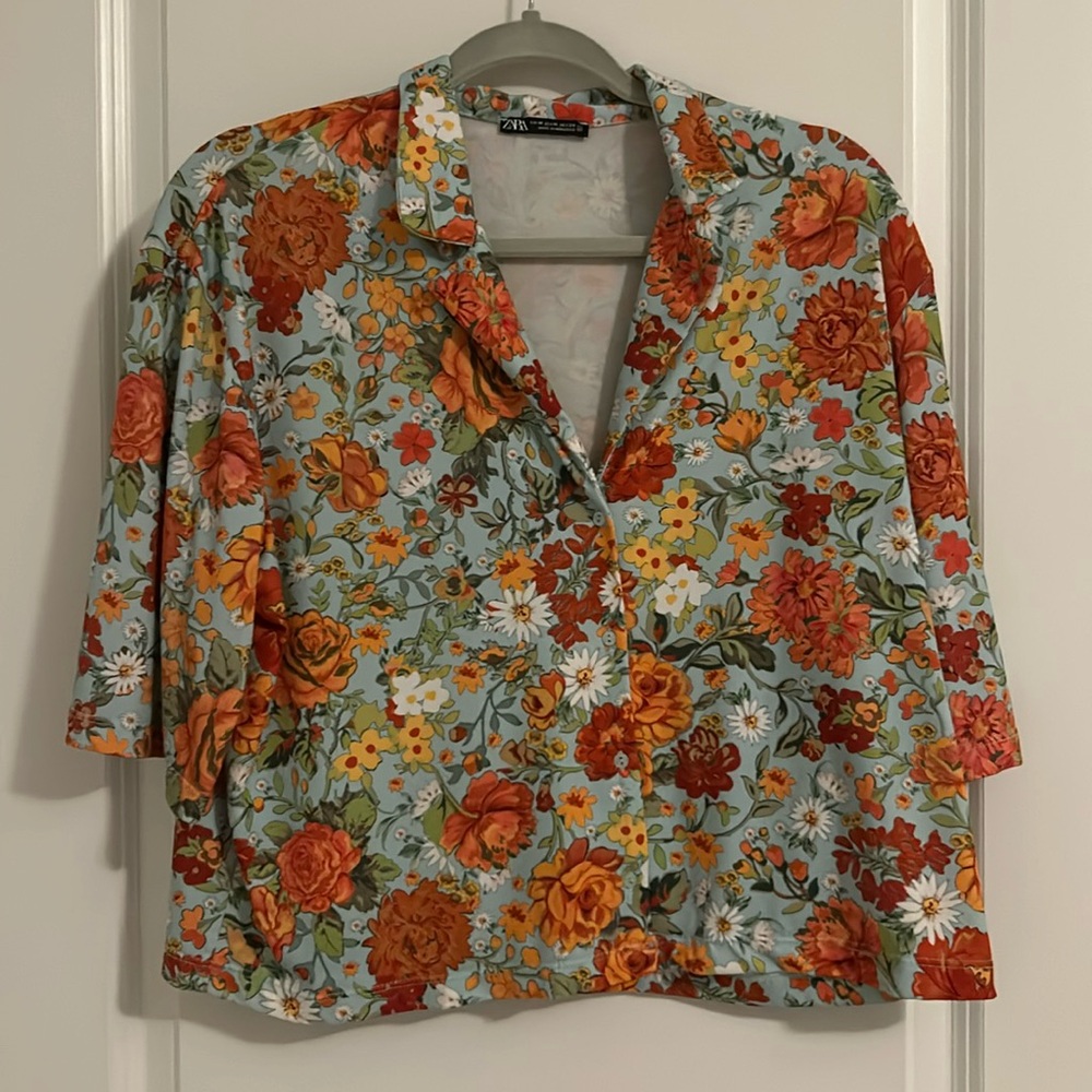 Soft floral Zara Top